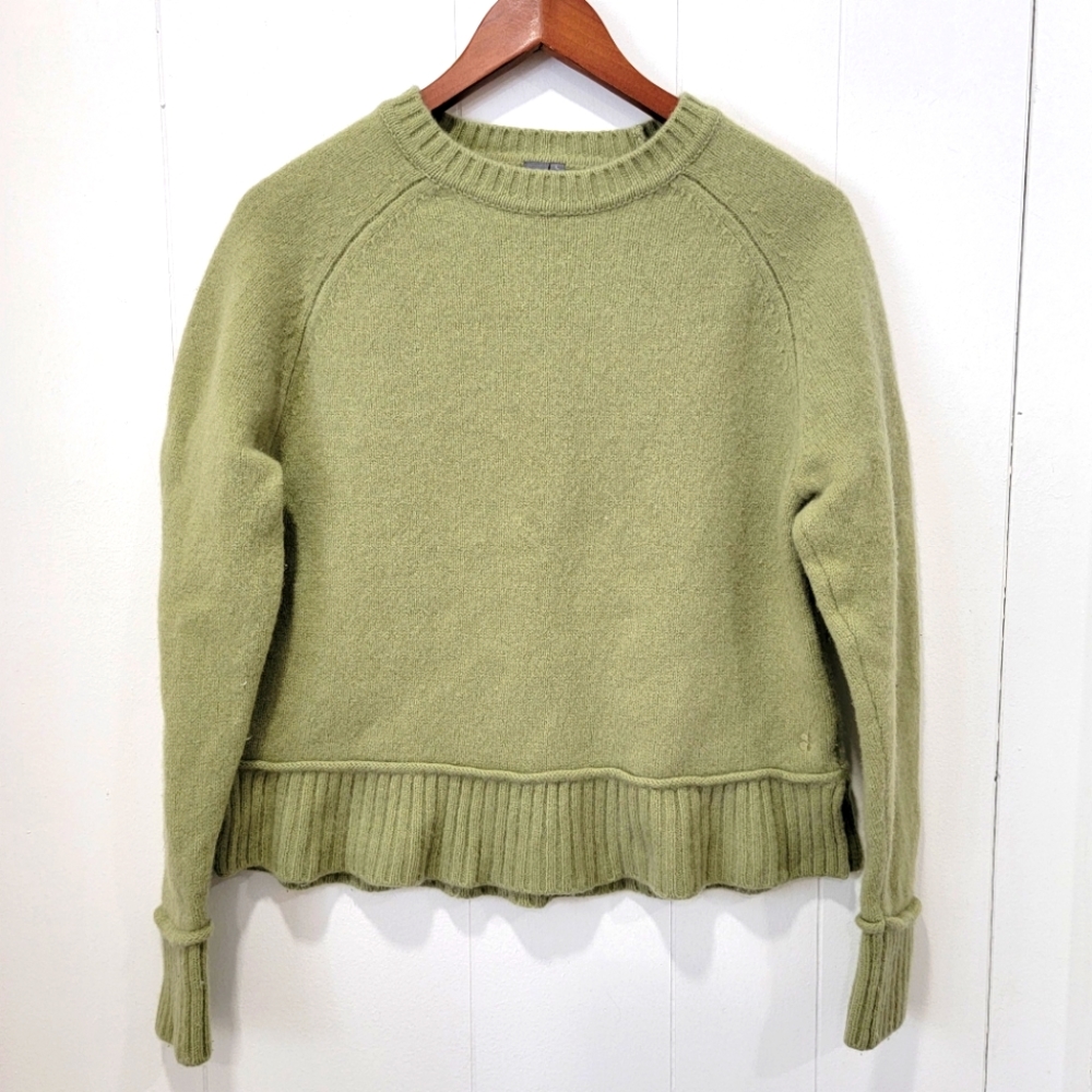 Sweaty betty Olive Green Wool blend Sweater Size large
